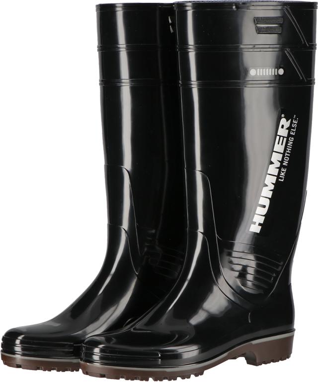 HUMMER ザクタス ハマー 弘進ゴム 日本製 メンズ レインブーツ 耐油長靴 水産長靴 厨房長靴 HM-Z1 ブラック