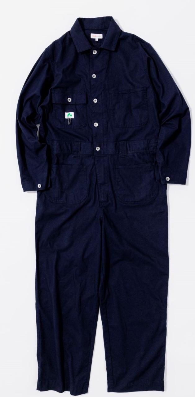 1702-20 ネイビー メンズ 長袖 つなぎ SOWA 桑和 ビームス BEAMS 作業服 作業着 カジュアルの通販は