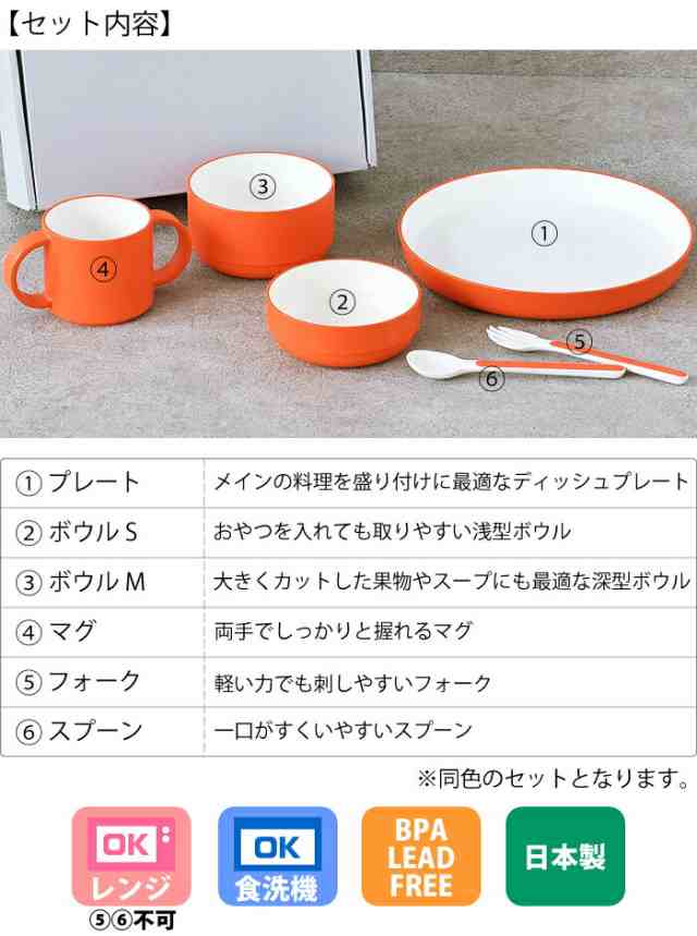 子供 食器 6点セット tak. キッズディッシュ ギフトボックス JTN-1001 日本製 おしゃれ おすすめ 出産祝 お食い初め 百日祝 ベビー食器  の通販はau PAY マーケット - 雑貨ショップドットコム