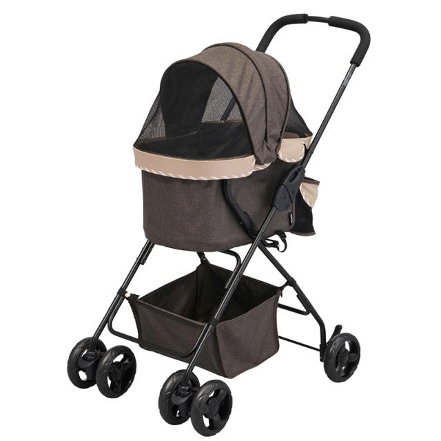 アイリスオーヤマ　分離型　ペットカート　FPC-920　ブラウン　ペット用品 アイリスオーヤマ 4WAYペットカート ブラウン FPC-920