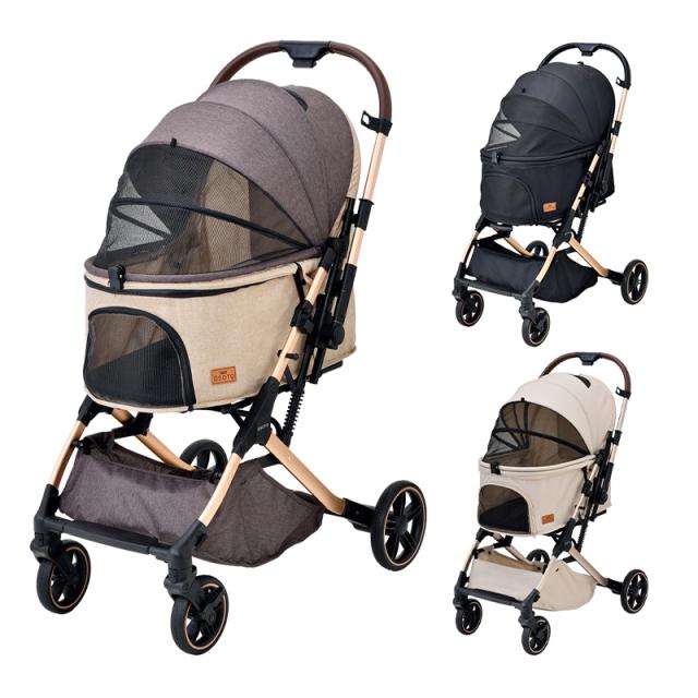 GEX　OSOTO　GRACE　QC II クイック＆コンパクト　キャメル / ノワール / シュクレ　犬猫用バギー　ペットストローラー　グレース　ジェックス