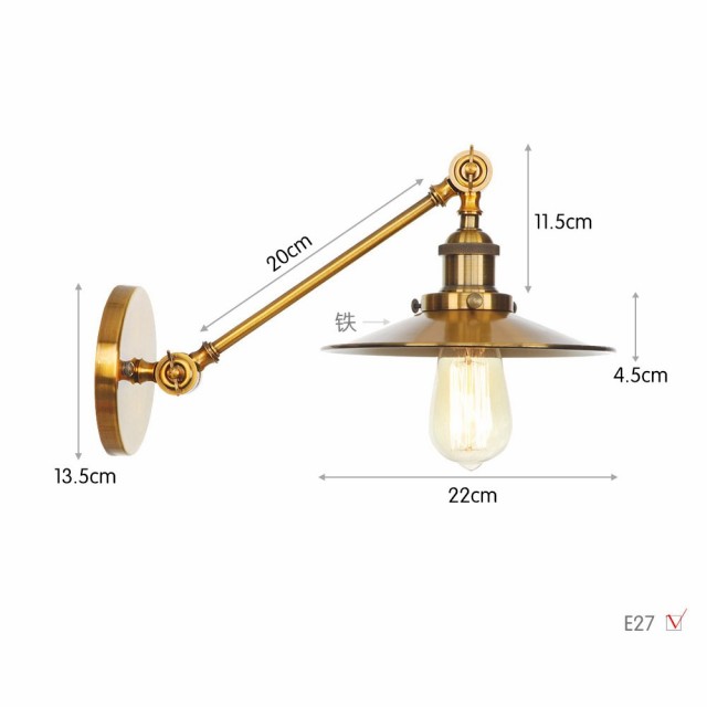 レトロ 壁掛けライト ブラケットライト 玄関照明 インダストリアル