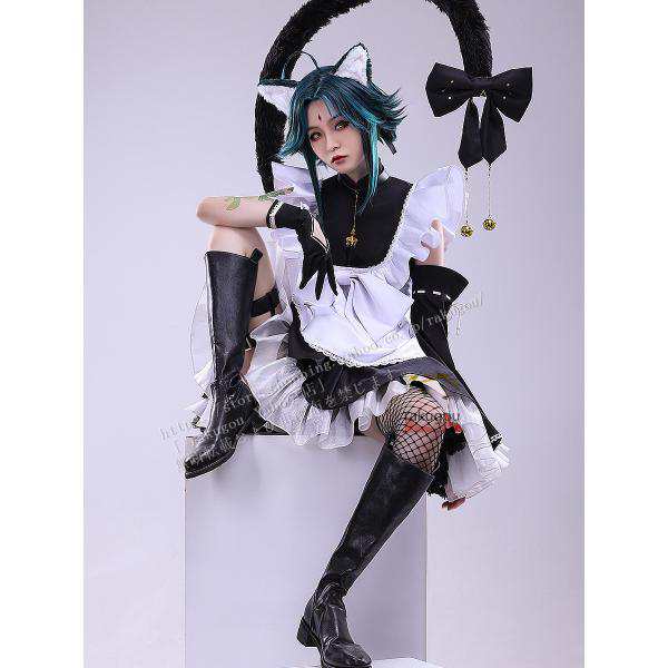 三分妄想1/3Delusion】原神 コスプレ ショウ メイド服 衣装 降魔大聖