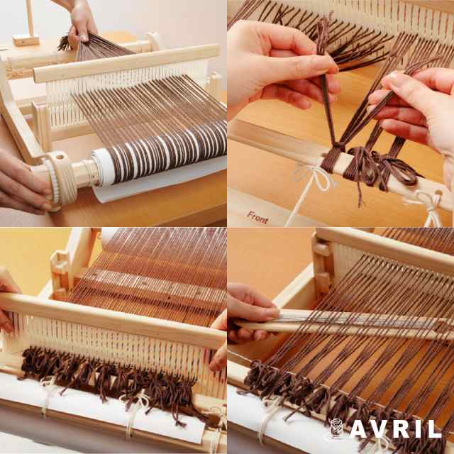 AVRIL (アヴリル) オリジナル卓上織機 Rubber Wood Loom-30