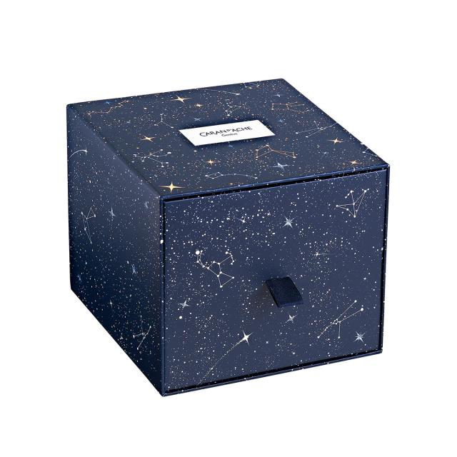 カランダッシュ(Caran d'Ache) コスミックブルー クリスマス 2024 メタルシャープナー (CC0455-024) 数量限定品 鉛筆削り ブルー×ゴールド 文房具 画材 筆記具_5