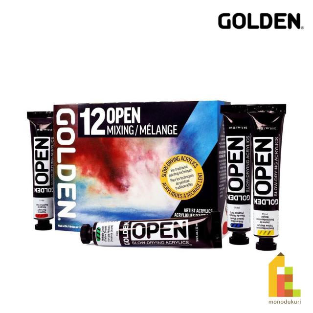 ゴールデン アクリックス 絵具 オープン 22ml 905 ミキシング 12色セット (13170925) Golden アクリル絵具 7,691円