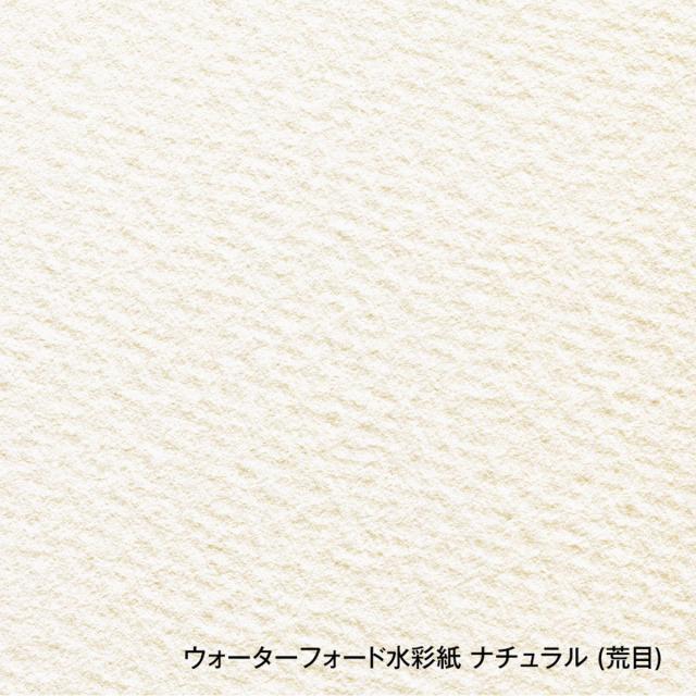 ホルベイン ウォーターフォード水彩紙 ナチュラル 300g 中判 全3種 (荒目/中目/細目) 560×760mm 10枚入り 平判 平版