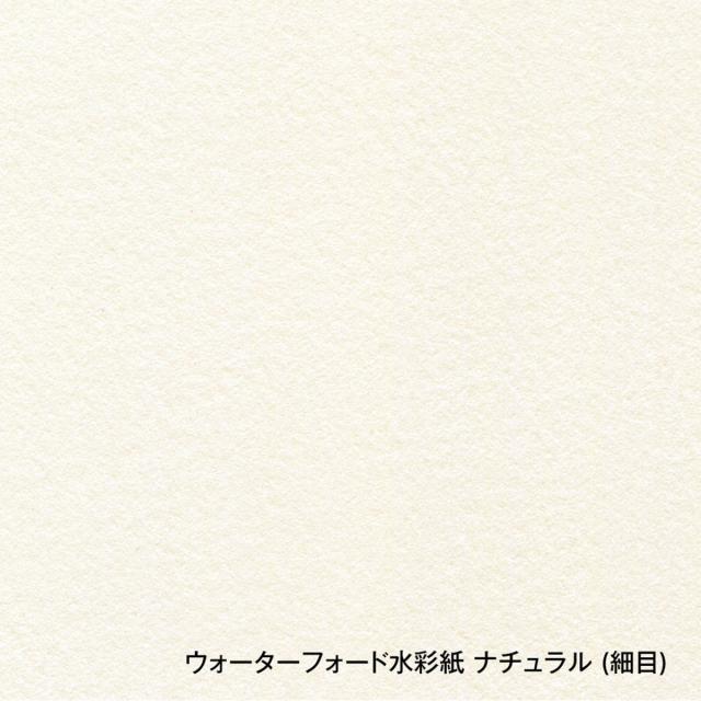 ホルベイン ウォーターフォード水彩紙 ナチュラル 300g 中判 全3種 (荒目/中目/細目) 560×760mm 10枚入り 平判 平版
