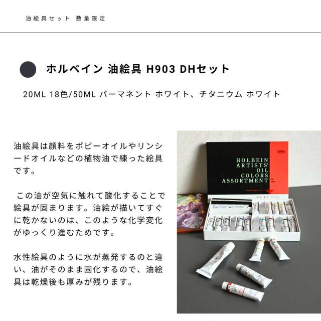(掘り出し市) 限定アートセットシリーズ 油絵画セット (horidashi01) 初心者から熟練者まで 一式セット 数量限定_4
