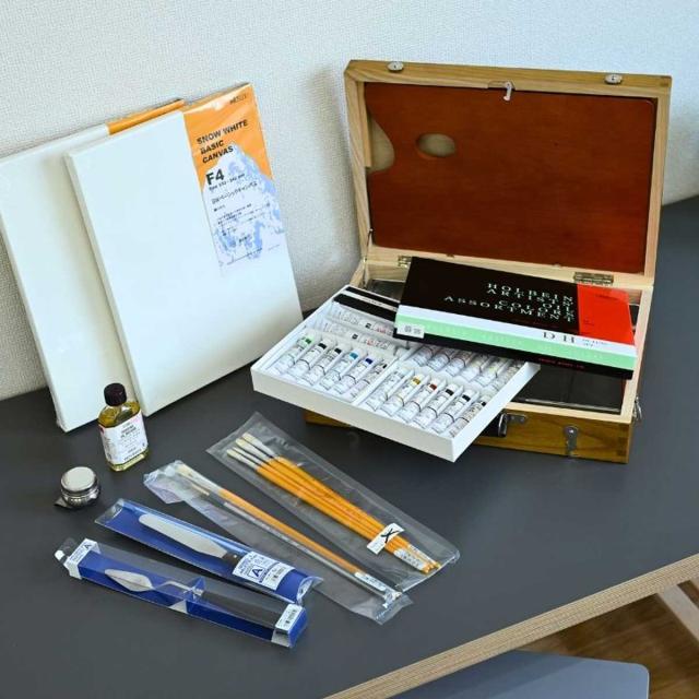 (掘り出し市) 限定アートセットシリーズ 油絵画セット (horidashi01) 初心者から熟練者まで 一式セット 数量限定_8