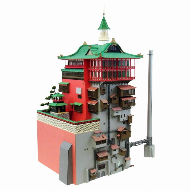 さんけい みにちゅあーとキット 1/150 スタジオジブリ作品シリーズ 千と千尋の神隠し 【油屋】 MK07-10_2