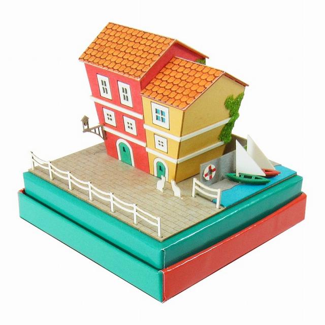 (未使用･未開封品)　さんけい みにちゅあーとMini 小さな港町 MP05-05 vf3p617 Amazon | さんけい(Sankei) みにちゅあーとMini 小さな港町 MP05
