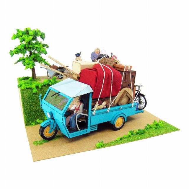 【ネコポス配送可】さんけい みにちゅあーとキット 1/48 スタジオジブリ作品シリーズ となりのトトロ 【草壁家の引越し】 MK07-14_5