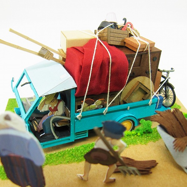 【ネコポス配送可】さんけい みにちゅあーとキット 1/48 スタジオジブリ作品シリーズ となりのトトロ 【草壁家の引越し】 MK07-14_8
