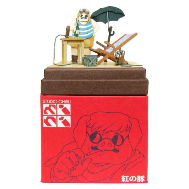 さんけい みにちゅあーとキット nonscale スタジオジブリmini 紅の豚