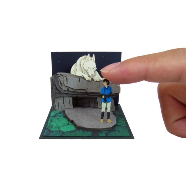 さんけい みにちゅあーとキット nonscale スタジオジブリmini もののけ