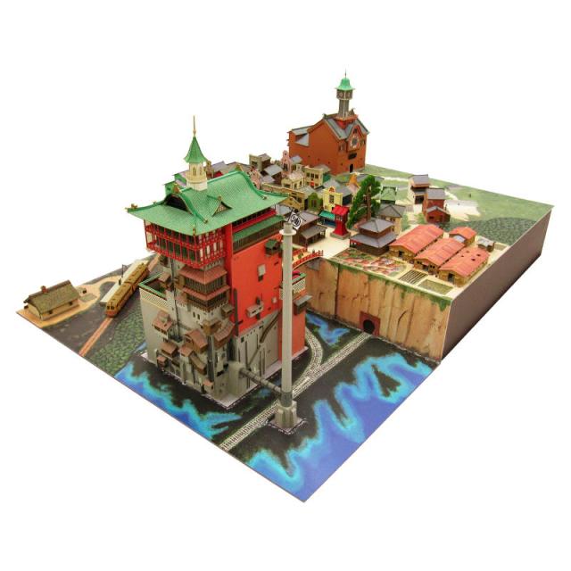 さんけい みにちゅあーとキット 1/150 スタジオジブリ作品シリーズ 千と千尋の神隠し 【不思議の町ジオラマ】 MK07-32_9