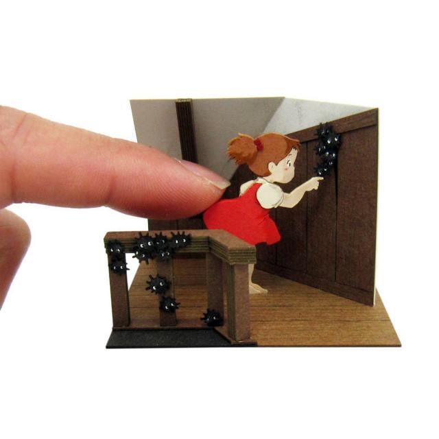 さんけい みにちゅあーとキット nonscale スタジオジブリmini となりの