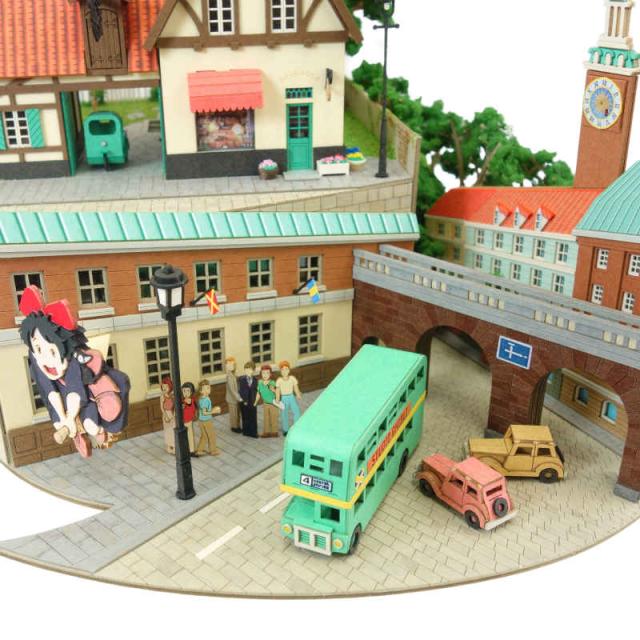 さんけい みにちゅあーとキット nonscale スタジオジブリ作品シリーズ 魔女の宅急便【魔女の宅急便ジオラマ】 MK07-37_12