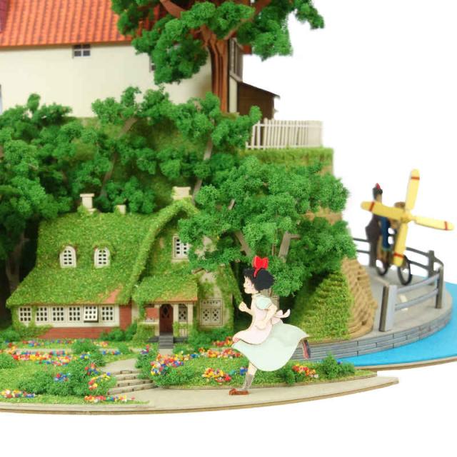さんけい みにちゅあーとキット nonscale スタジオジブリ作品シリーズ 魔女の宅急便【魔女の宅急便ジオラマ】 MK07-37_7