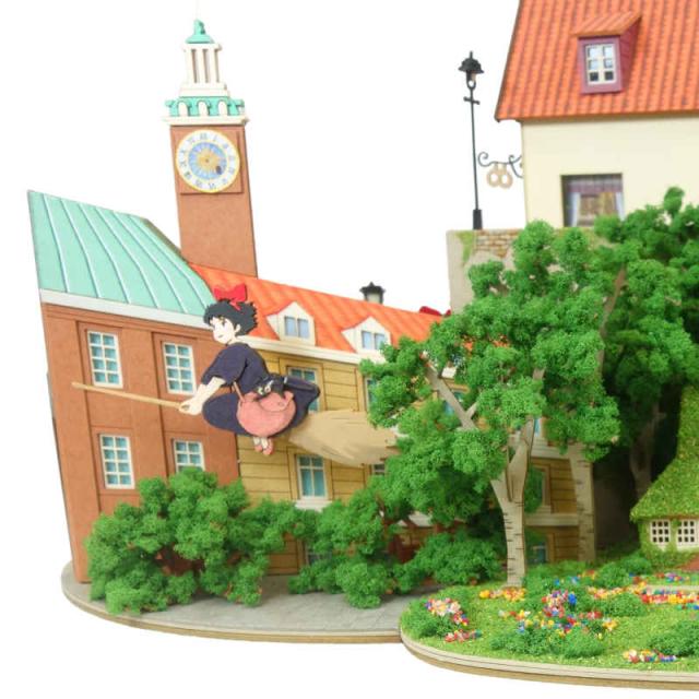 さんけい みにちゅあーとキット nonscale スタジオジブリ作品シリーズ 魔女の宅急便【魔女の宅急便ジオラマ】 MK07-37_8