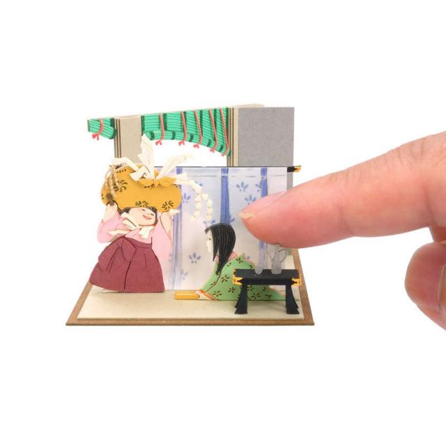 さんけい みにちゅあーとキット nonscale スタジオジブリmini かぐや姫