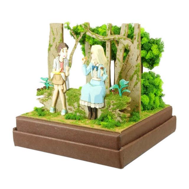 お値下げ⭐︎Jenny Tapping アンティーク繊細水彩画２枚組 さんけい みにちゅあーとキット nonscale スタジオジブリmini
