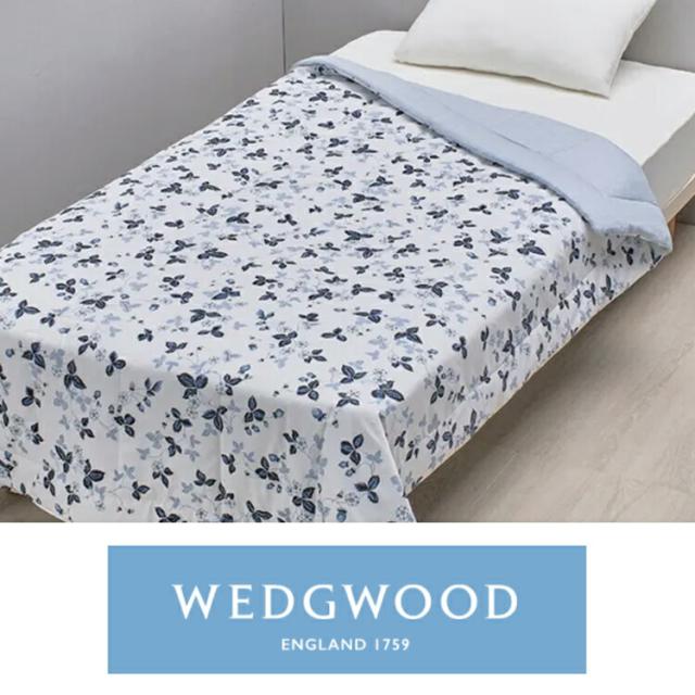 西川 ウェッジウッド ワイルドストロベリー ケット キルトケット