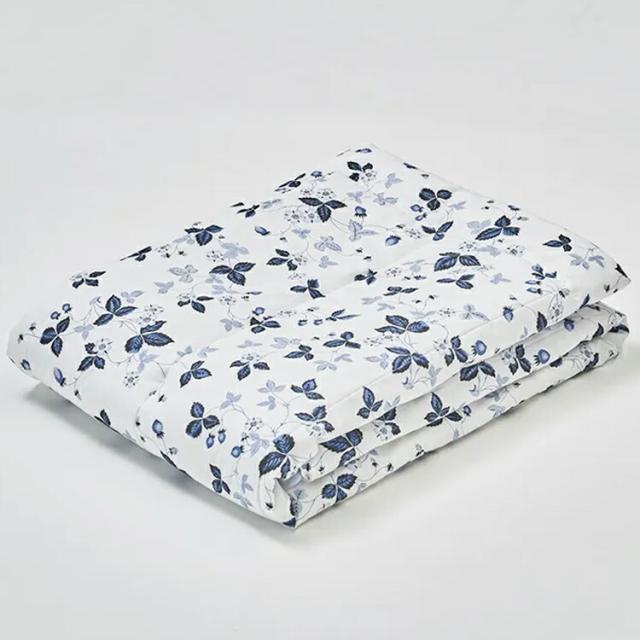 西川 ウェッジウッド ワイルドストロベリー ケット キルトケット