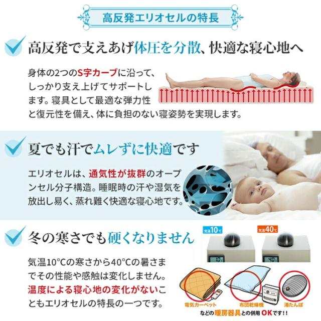 マニフレックス オクラホマ クイーン 正規店/12年付 ベッドマットレス 厚み23 イタリア製 体圧分散 マットレス oklahoma Qサイズ_5