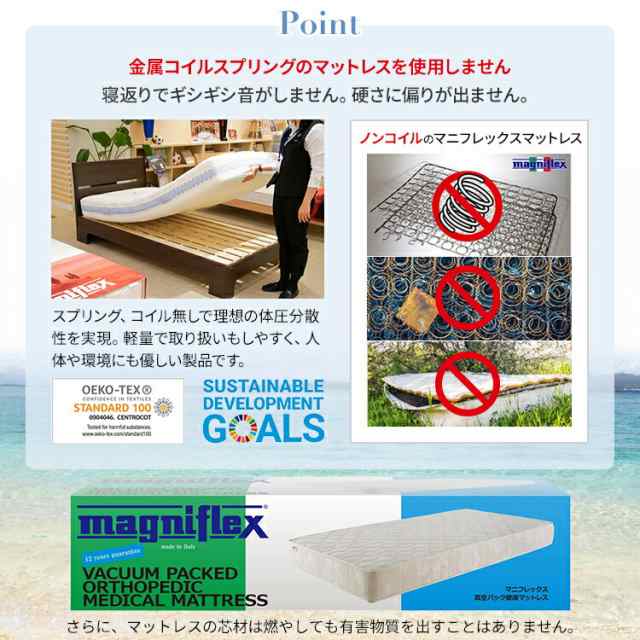 マニフレックス ベッドマットレス モデル246 シングル 【正規店/12年