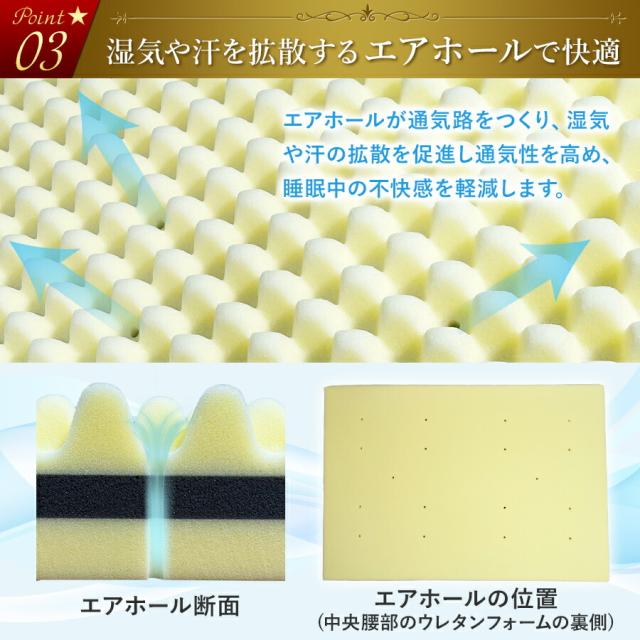【2大特典付】 西川 マットレス スリーププレミアム 三つ折り ダブル 140×200×9cm 最新モデル 保証付 日本製ウレタン 洗える側生地 165ニュートン(旧 100NT ) SLEEP PREMIUM 敷き布団 18ヶ所の エアー ホール 3層ウレタン 圧縮梱包 高反発 高弾性 【2大特典付】 西川 マットレス スリーププレミアム 三つ折り ダブル 140×200×9cm 最新モデル 保証付 日本製ウレタン 洗える側生地 165ニュートン(旧 100NT ) SLEEP PREMIUM 敷き布団 18ヶ所の エアー ホール 3層ウレタン 圧縮梱包 高反発 高弾性