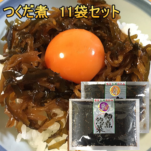 佃煮（つくだ煮）200gｘ10袋＋おまけ1袋 送料無料　しそ昆布（しそこんぶ）、しそきくらげ、生姜昆布（しょうがこんぶ)、焼き海苔佃煮　選べる ご飯のお供 国産 Ｂ級グルメ 熊本の通販は 5,934円