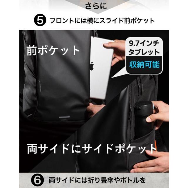 【本日限定ポイント最大10倍】 リュックサック メンズ 大容量 26.5L かっこいい 軽量 防水 15.6 15インチ ビジネスリュック メンズバッグ ビジネス リュック ノートPC バックパック 通勤 PC