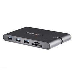 StarTech.com USBマルチハブ/USB-C/4K HDMI又はVGA/100W PD/3xUSB/LAN/SD(DKT30CHVSCPD) 取り寄せ商品