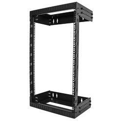 ＳｔａｒＴｅｃｈ．ｃｏｍ サーバーラック/壁面設置型/18U/19インチ/2ポスト/奥行調整可能(RACK-18U-20-WALL-OA) 取り寄せ商品