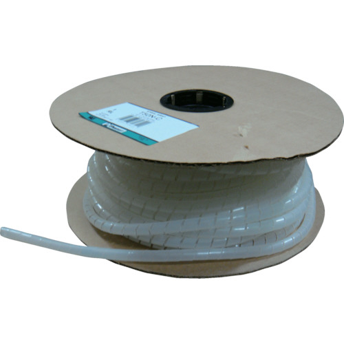 パンドウイット スパイラルラッピング ナイロン66 ナチュラル 1巻(T75N-C) 目安在庫=○