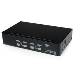 StarTech.com KVMスイッチ/4ポート/1画面/VGA/1920x1440/USB 2.0ハブ/AUX(SV431USB) 目安在庫=△の通販は