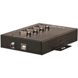 StarTech.com シリアルハブ/USB-A - 4x RS232・422・485/産業用メタル筐体/DIN(ICUSB234854I) 取り寄せ商品