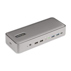 ＳｔａｒＴｅｃｈ．ｃｏｍ ドック／USB-C／2画面／KVM機能／4K60Hz DP／90W PD／5x USB／LAN(129N-USBC-KVM-DOCK) 目安在庫=△
