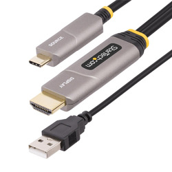 ＳｔａｒＴｅｃｈ．ｃｏｍ USB-C - HDMI 2.0変換ケーブル/光ファイバー/15m/4K60Hz/DP Alt(146B-USBC-HDMI4K-AOC) 取り寄せ商品