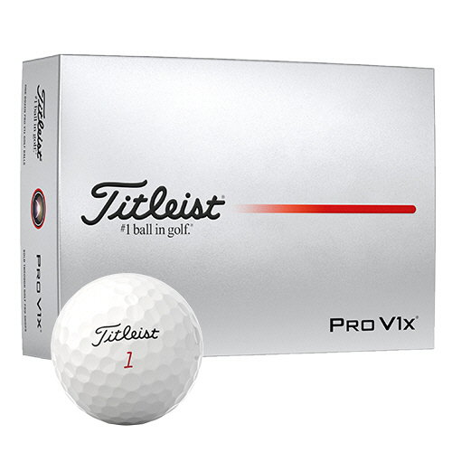 アクシネットジャパンインク タイトリスト ゴルフボール PRO V1x 2025年モデル ダブルナンバー ホワイト 1箱(12個)(T2049S-LEJ) 取り寄せ商品