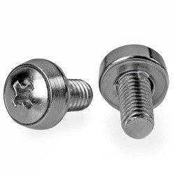 ＳｔａｒＴｅｃｈ．ｃｏｍ サーバーラック用M6ねじ(12mm)/100個/キャビネット対応(CABSCREWSM62) 目安在庫=△の通販は