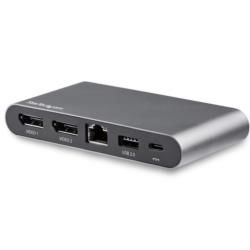 StarTech.com USBマルチハブ/USB-C/2画面/4K30Hz DP/100W PD/2x USB/LAN(DK30C2DAGPD) 目安在庫=△の通販は
