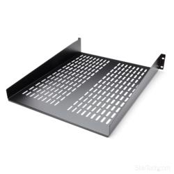 StarTech.com 2U 固定式サーバーラックマウント棚板 放熱用スリット付き 奥行559mm(CABSHELF22V) 取り寄せ商品