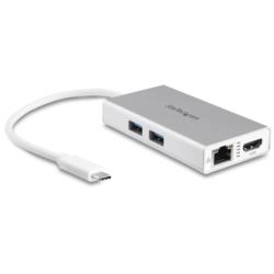 StarTech.com USBマルチハブ/USB-C/4K30Hz HDMI/60W PD/2xUSB/LAN/TB3/WT(DKT30CHPDW) 目安在庫=△ 6,450円