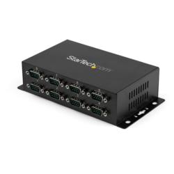 StarTech.com シリアルハブ/USB-A - 8x RS232C/産業用メタル筐体/DINクリップ(ICUSB2328I) 取り寄せ商品