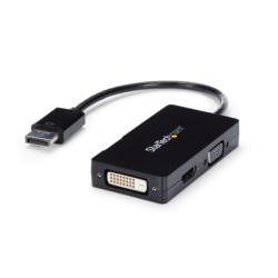 StarTech.com ディスプレイアダプター/DP - VGA DVI HDMI/1080p/ブラック(DP2VGDVHD) 目安在庫=△