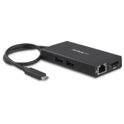 StarTech.com USBマルチハブ/USB-C/4K30Hz HDMI/60W PD/2xUSB/LAN/TB3/BK(DKT30CHPD) 目安在庫=△