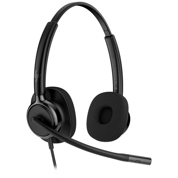 HP(Inc.) HP Poly Mission 425 Stereo USB Wired Headset Classic WW(C01B3AA#AC3) 取り寄せ商品